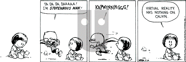 Calvin and Hobbes - Monday August 24, 1992 Comic Strip