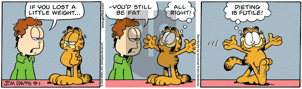 Garfield on Monday September 1, 2008 Comic Strip
