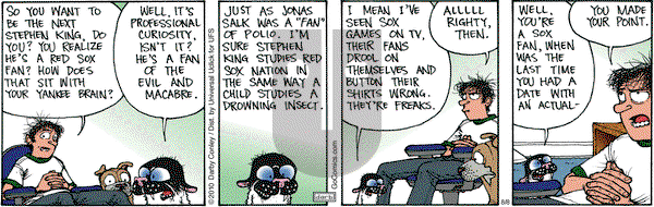 Get Fuzzy on Wednesday August 8, 2012 Comic Strip