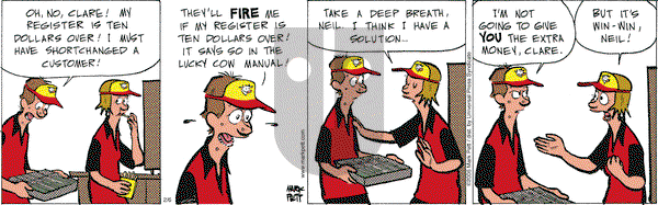 Lucky Cow on Monday February 6, 2006 Comic Strip