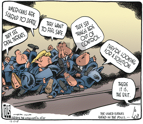 Tom Toles on Thursday December 17, 2015 Comic Strip