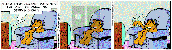 Garfield - Wednesday July 1, 1998 Comic Strip