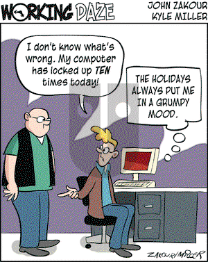 Working Daze on Saturday December 18, 2004 Comic Strip