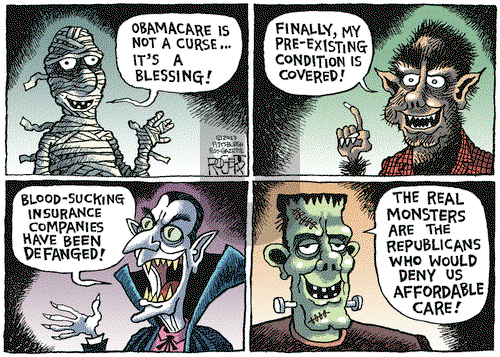 Rob Rogers on Thursday October 31, 2013 Comic Strip
