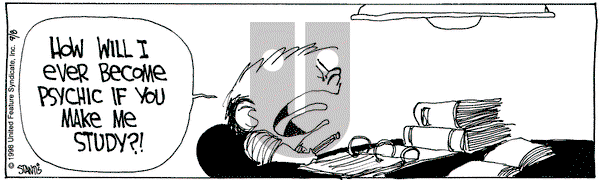 The Buckets on Tuesday September 8, 1998 Comic Strip