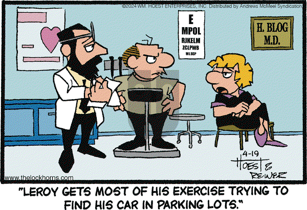 The Lockhorns - Friday April 19, 2024 Comic Strip