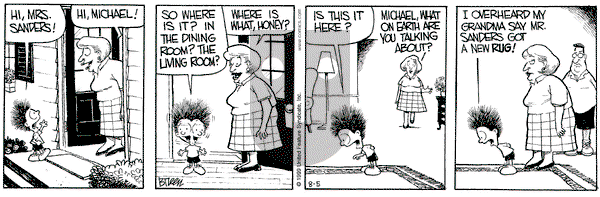 Grand Avenue on Thursday August 5, 1999 Comic Strip