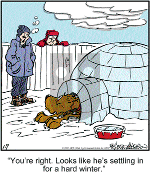 Marmaduke on Monday January 9, 2012 Comic Strip