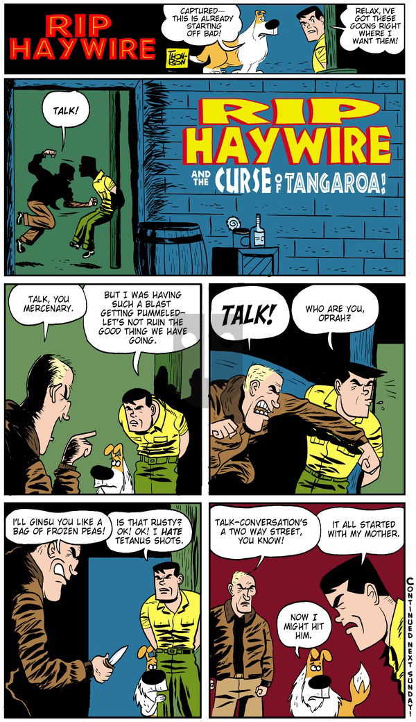 Rip Haywire on Sunday April 21, 2013 Comic Strip