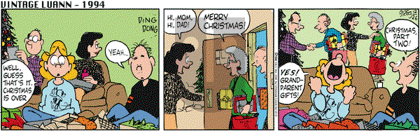Luann on Monday December 26, 2011 Comic Strip
