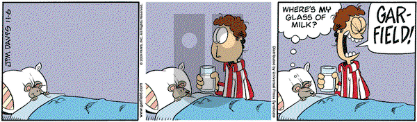 Garfield on Friday November 6, 2009 Comic Strip