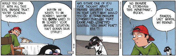 Get Fuzzy on Saturday September 18, 2004 Comic Strip