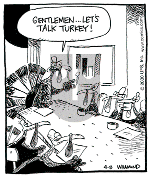 Reality Check on Saturday April 8, 2000 Comic Strip