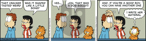 Garfield - Friday February 25, 2022 Comic Strip