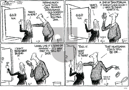 Pat Oliphant on Tuesday January 10, 2012 Comic Strip