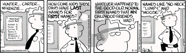 Drabble on Tuesday March 11, 1997 Comic Strip