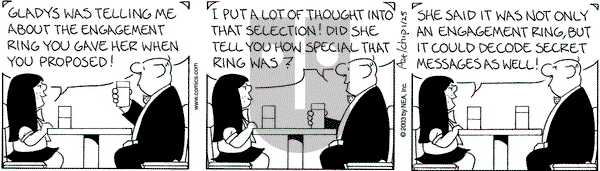 The Born Loser on Saturday January 25, 2003 Comic Strip