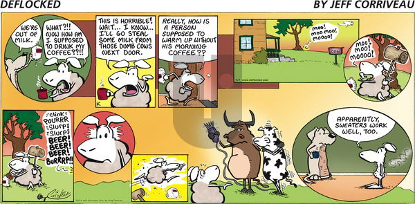 DeFlocked on Sunday September 7, 2014 Comic Strip