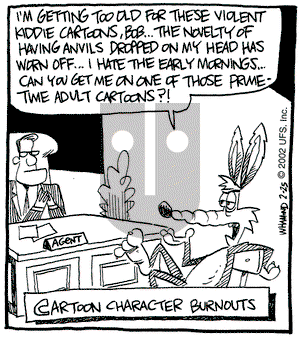 Reality Check on Monday February 25, 2002 Comic Strip