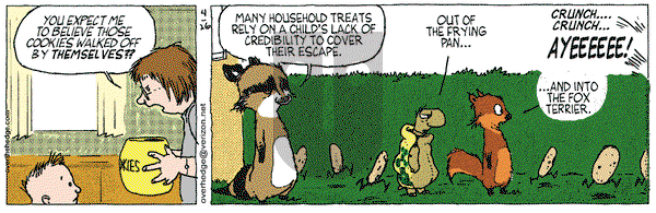 Over the Hedge on Thursday April 26, 2007 Comic Strip