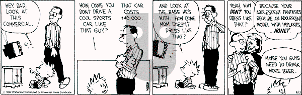Calvin and Hobbes - Tuesday March 17, 1992 Comic Strip