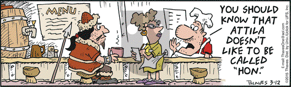 Frank and Ernest on Thursday March 12, 2015 Comic Strip