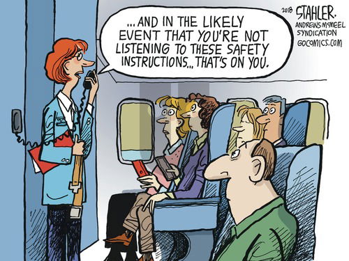 Jeff Stahler on Sunday April 22, 2018 Comic Strip
