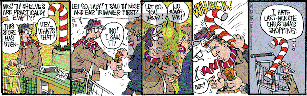 Monty on Saturday December 23, 2017 Comic Strip