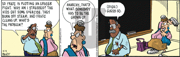 Frazz on Thursday April 17, 2008 Comic Strip