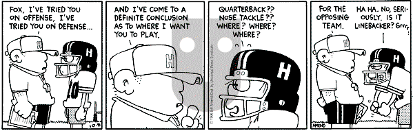 FoxTrot on Friday October 8, 1999 Comic Strip
