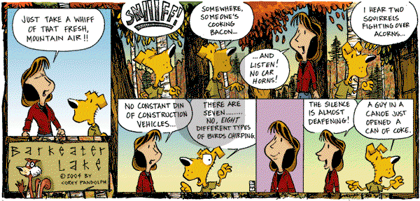 Barkeater Lake on Sunday May 6, 2007 Comic Strip