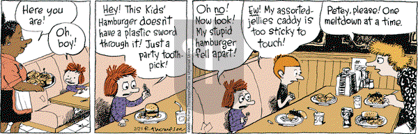 Cul de Sac on Friday February 21, 2014 Comic Strip