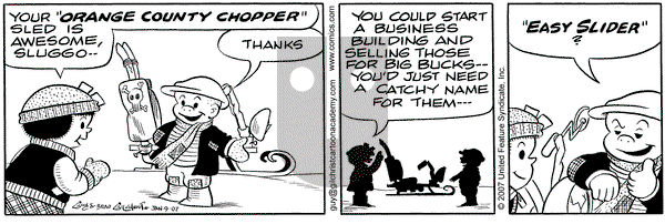 Nancy on Tuesday January 9, 2007 Comic Strip