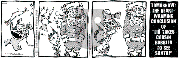 Lio on Friday December 18, 2015 Comic Strip
