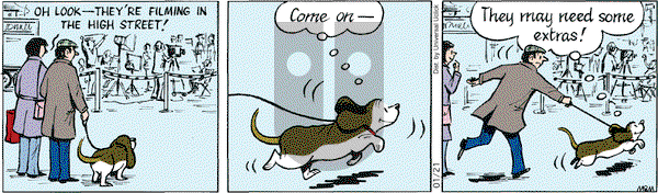 Fred Basset on Monday January 21, 2013 Comic Strip