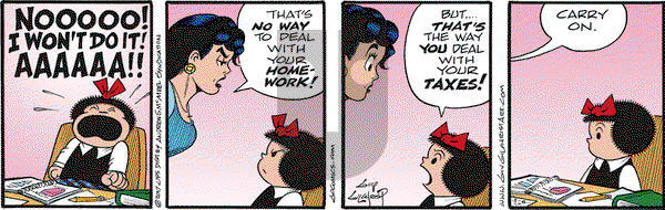 Nancy on Monday March 6, 2017 Comic Strip