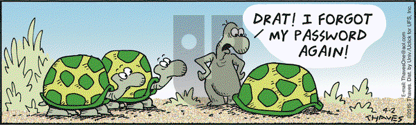 Frank and Ernest on Thursday April 2, 2015 Comic Strip