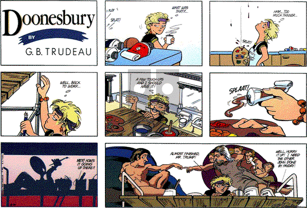 Doonesbury on Sunday March 19, 1989 Comic Strip