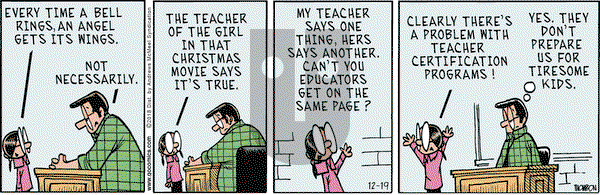 Grand Avenue on Wednesday December 19, 2018 Comic Strip