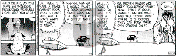 Get Fuzzy on Monday September 11, 2000 Comic Strip