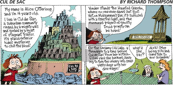 Cul de Sac on Sunday September 16, 2007 Comic Strip