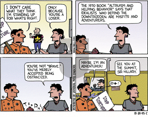 Ted Rall on Monday October 24, 2005 Comic Strip