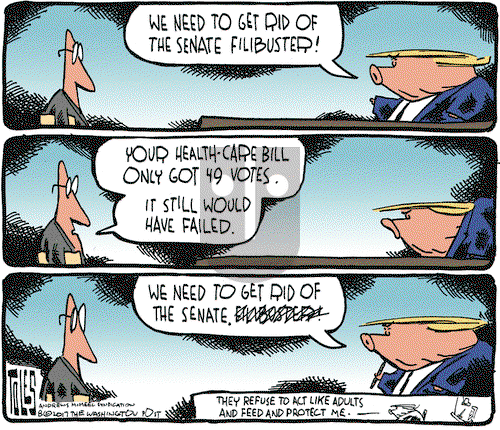 Tom Toles on Friday August 4, 2017 Comic Strip