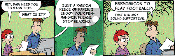 Lola on Monday September 18, 2017 Comic Strip