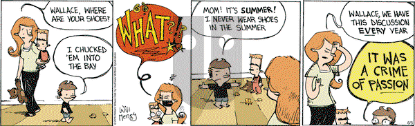 Wallace the Brave on Tuesday June 5, 2018 Comic Strip