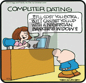 Ziggy on Saturday September 14, 2013 Comic Strip