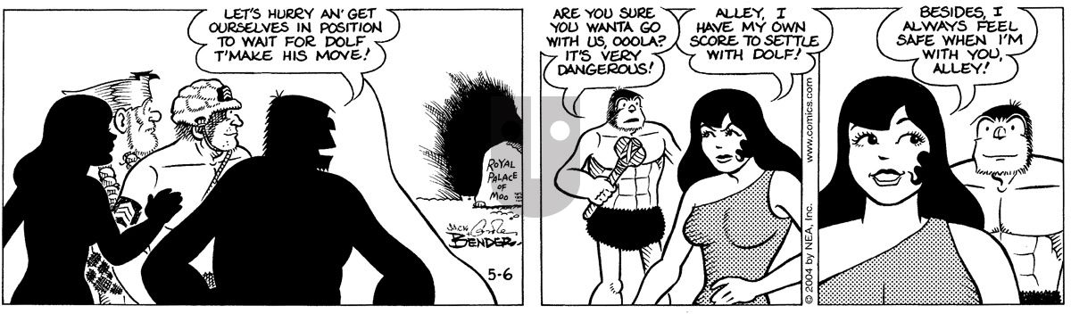 Alley Oop - Thursday May 6, 2004 Comic Strip