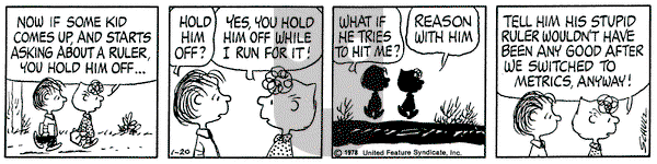 Peanuts on Friday January 20, 1978 Comic Strip