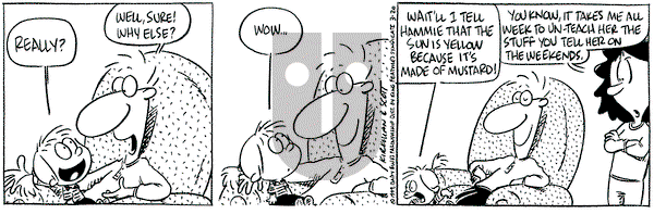 Baby Blues on Saturday March 20, 1999 Comic Strip