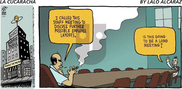 La Cucaracha on Sunday February 1, 2009 Comic Strip